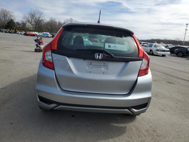 3HGGK5H4XKM742100 - 2019 HONDA FIT LX SILVER photo 6