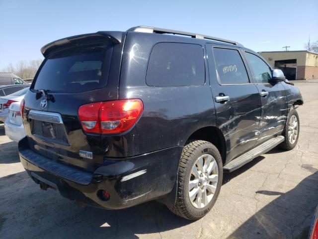 5TDDY5G17BS054496 - 2011 TOYOTA SEQUOIA PLATINUM BLACK photo 3