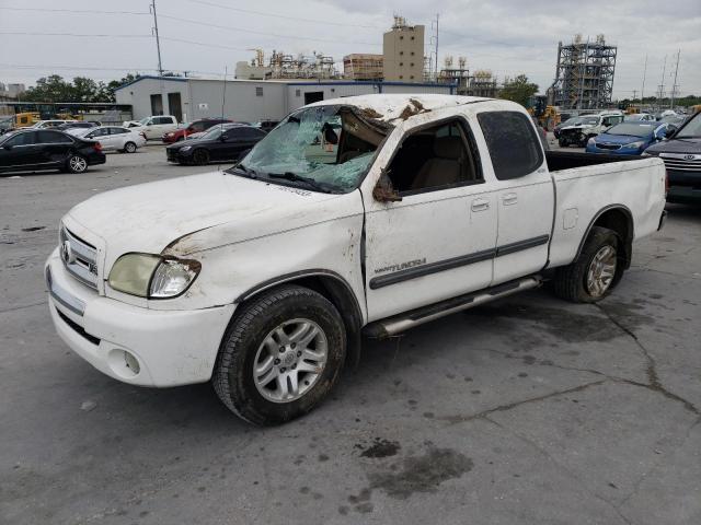5TBRT34123S395179 - 2003 TOYOTA TUNDRA ACCESS CAB SR5 WHITE photo 1