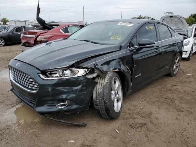 3FA6P0LU7ER155050 - 2014 FORD FUSION SE HYBRID BLACK photo 1