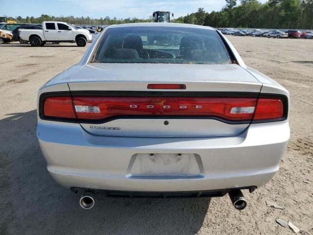 2C3CDXAG0EH282850 - 2014 DODGE CHARGER POLICE SILVER photo 6