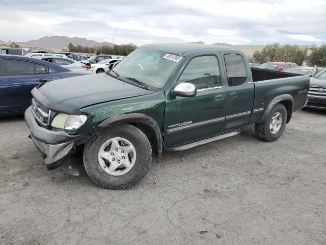 5TBBT4418YS071507 - 2000 TOYOTA TUNDRA ACCESS CAB GREEN photo 1