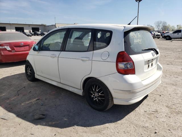 JHMGD38697S030169 - 2007 HONDA FIT S 白色 照片 2