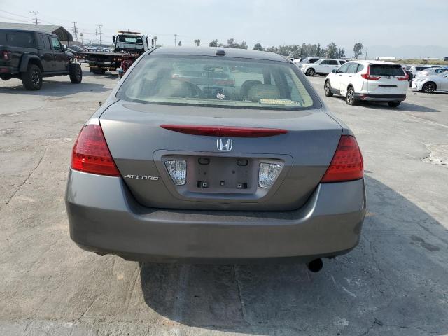 1HGCM56776A007308 - 2006 HONDA ACCORD EX GRAY photo 6