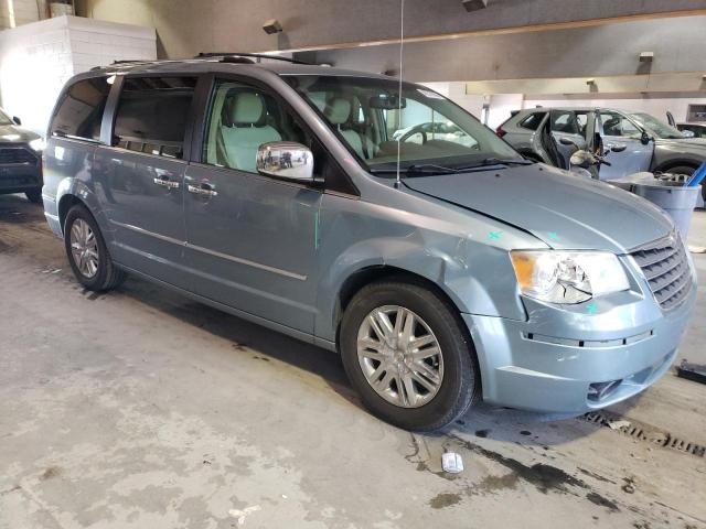 2A8HR64X38R689304 - 2008 CHRYSLER TOWN & COU LIMITED TURQUOISE photo 4