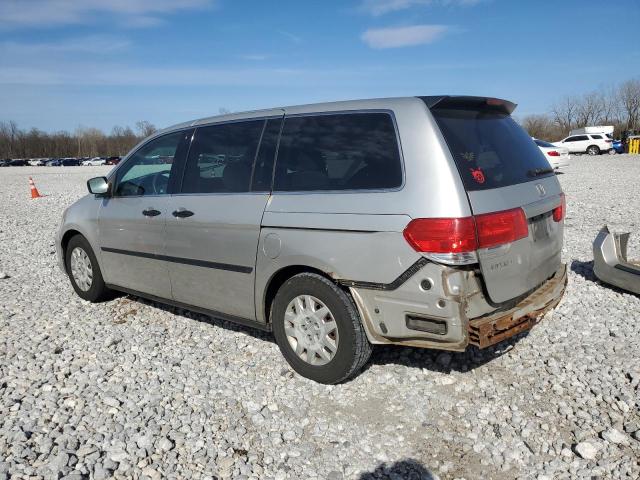 5FNRL38218B085756 - 2008 HONDA ODYSSEY LX SILVER photo 2