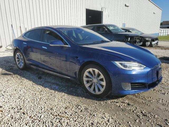 5YJSA1E11GF142964 - 2016 TESLA MODEL S BLUE photo 4