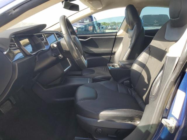 5YJSA1E11GF142964 - 2016 TESLA MODEL S BLUE photo 7