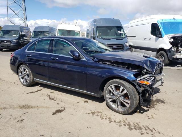 W1KWF8DB3MR645915 - 2021 MERCEDES-BENZ C 300 BLUE photo 4