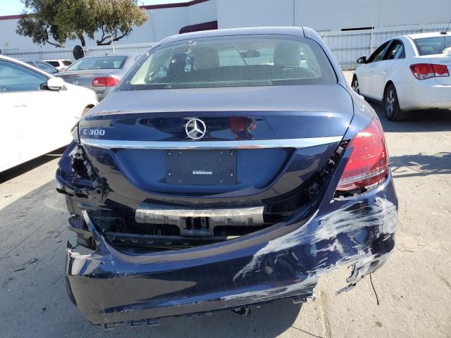 W1KWF8DB3MR645915 - 2021 MERCEDES-BENZ C 300 BLUE photo 6