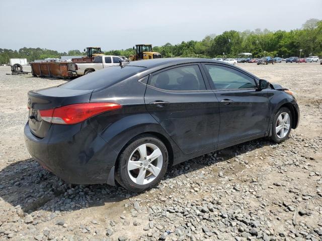 KMHDH4AE1DU666757 - 2013 HYUNDAI ELANTRA GLS BLACK photo 3