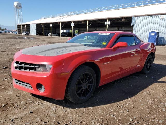 2G1FE1E35D9142028 - 2013 CHEVROLET CAMARO LS RED photo 1