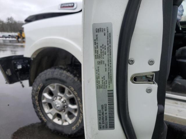 3C6UR5FL0NG118453 - 2022 RAM 2500 LARAMIE WHITE photo 12