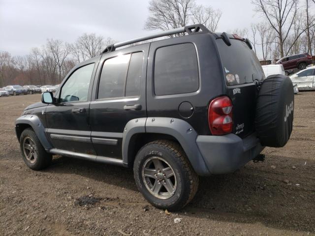 1J4GL38K55W501123 - 2005 JEEP LIBERTY RENEGADE BLACK photo 2