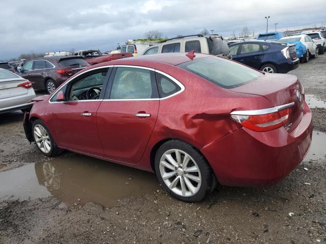 1G4PP5SK2C4193928 - 2012 BUICK VERANO RED photo 2