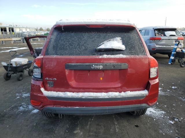 1C4NJDBB3ED584838 - 2014 JEEP COMPASS SPORT RED photo 6