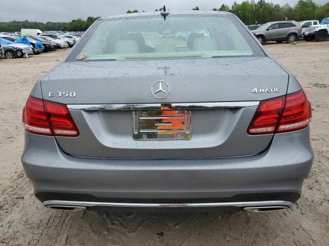 WDDHF8JB7EA793191 - 2014 MERCEDES-BENZ E 350 4MATIC GRAY photo 6