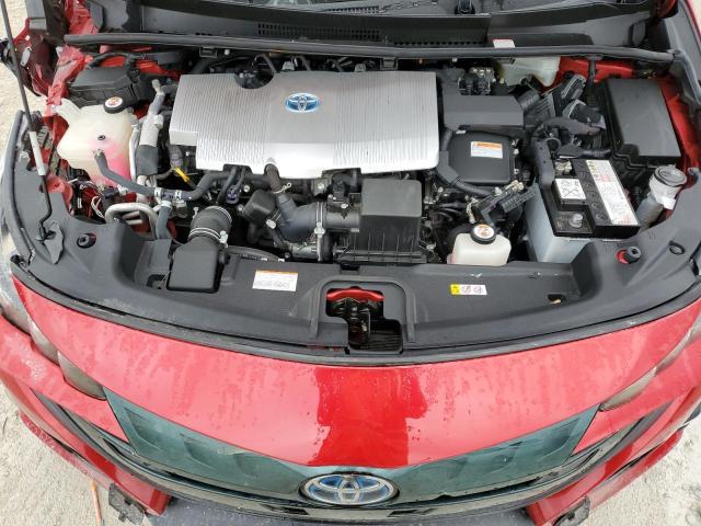 JTDKARFP2L3125843 - 2020 TOYOTA PRIUS PRIM LE RED photo 11