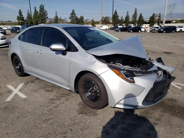 5YFEPMAE0MP229468 - 2021 TOYOTA COROLLA LE SILVER photo 4