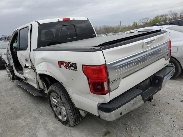 1FTEW1EG4JFA31198 - 2018 FORD F150 SUPERCREW WHITE photo 2