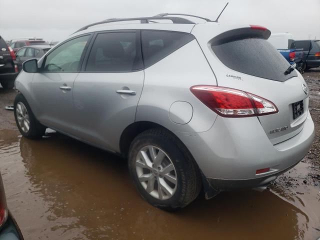 JN8AZ1MWXCW211842 - 2012 NISSAN MURANO S SILVER photo 2