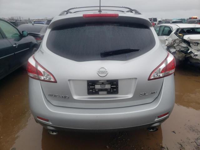 JN8AZ1MWXCW211842 - 2012 NISSAN MURANO S SILVER photo 6