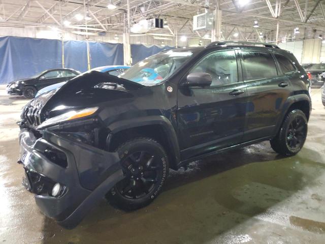 1C4PJMBS5FW617448 - 2015 JEEP CHEROKEE TRAILHAWK BLACK photo 1