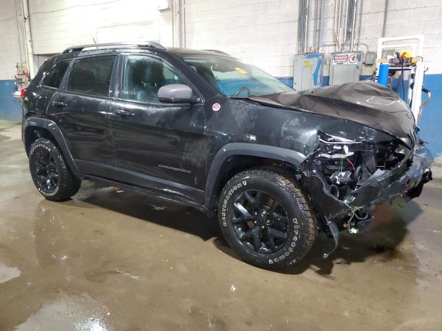 1C4PJMBS5FW617448 - 2015 JEEP CHEROKEE TRAILHAWK BLACK photo 4