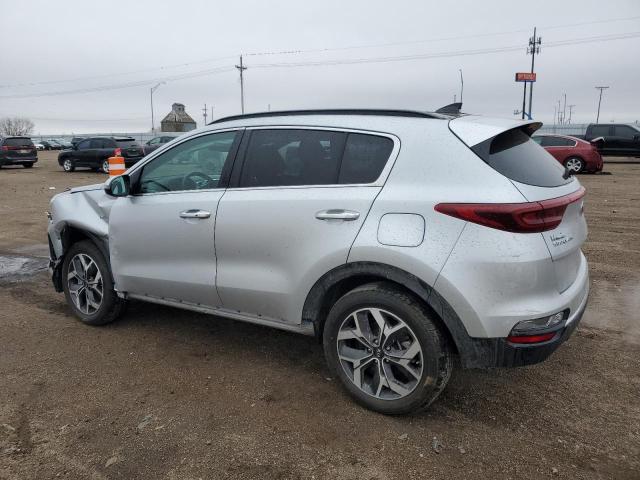 KNDPNCAC5M7847376 - 2021 KIA SPORTAGE EX SILVER photo 2