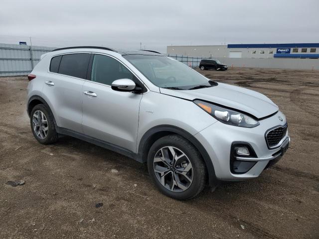 KNDPNCAC5M7847376 - 2021 KIA SPORTAGE EX SILVER photo 4