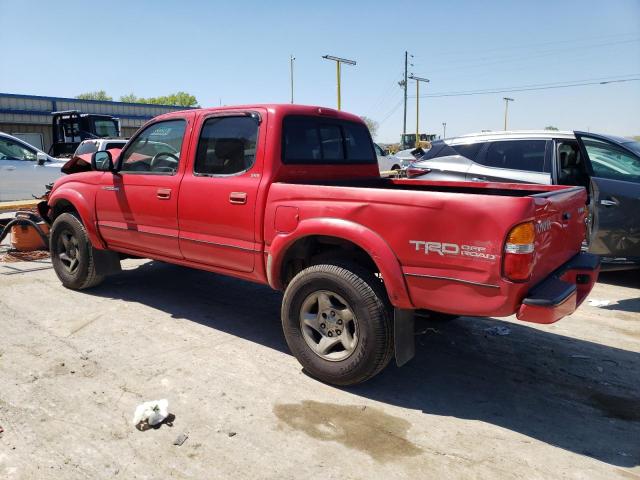 5TEGN92N53Z193943 - 2003 TOYOTA TACOMA DOUBLE CAB PRERUNNER RED photo 2