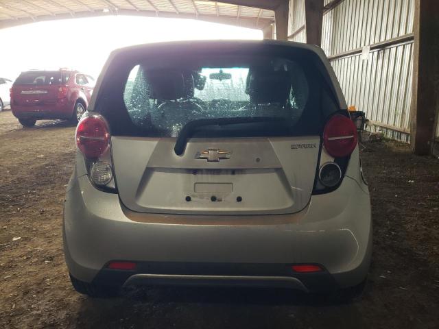 KL8CD6S92DC602377 - 2013 CHEVROLET SPARK 1LT SILVER photo 6