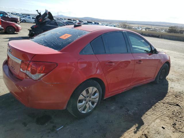 1G1P15SH5F7239189 - 2015 CHEVROLET CRUZE L RED photo 3