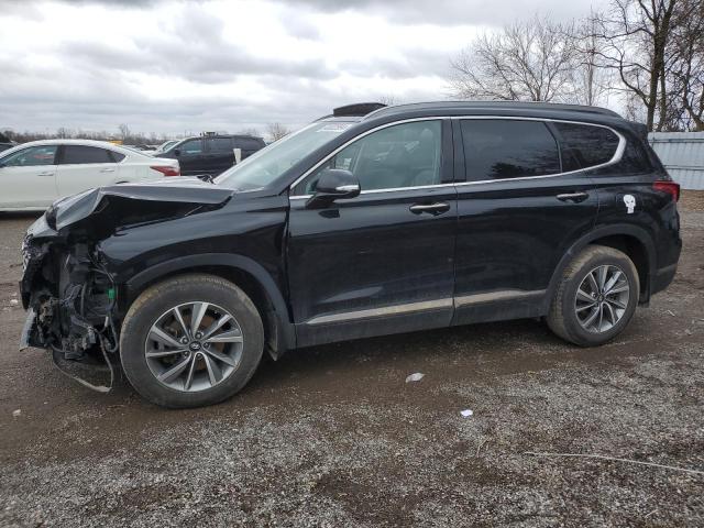 5NMS3CAA2KH072751 - 2019 HYUNDAI SANTA FE SEL BLACK photo 1