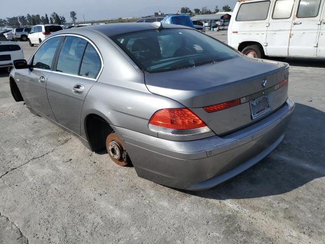 WBAGL63404DP68659 - 2004 BMW 745 I GRAY photo 2