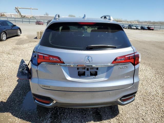 5J8TB4H73GL017708 - 2016 ACURA RDX ADVANCE SILVER photo 6