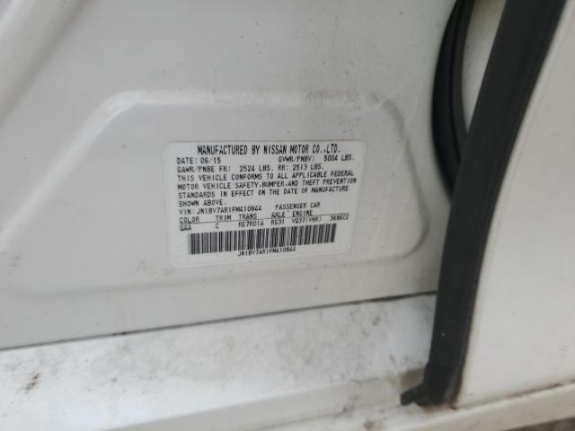 JN1BV7AR1FM410844 - 2015 INFINITI Q50 BASE WHITE photo 12