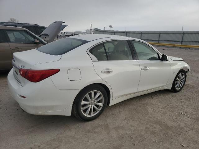 JN1BV7AR1FM410844 - 2015 INFINITI Q50 BASE WHITE photo 3