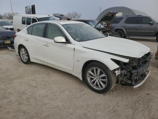 JN1BV7AR1FM410844 - 2015 INFINITI Q50 BASE WHITE photo 4