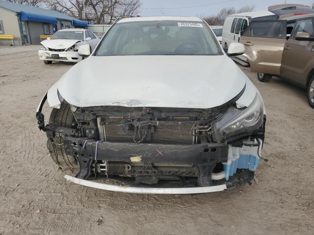 JN1BV7AR1FM410844 - 2015 INFINITI Q50 BASE WHITE photo 5