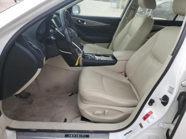 JN1BV7AR1FM410844 - 2015 INFINITI Q50 BASE WHITE photo 7