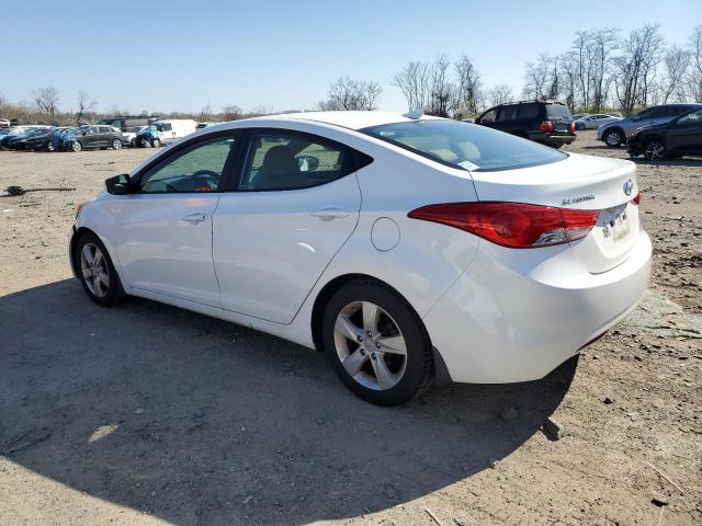 5NPDH4AE1DH308993 - 2013 HYUNDAI ELANTRA GLS WHITE photo 2