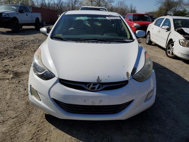 5NPDH4AE1DH308993 - 2013 HYUNDAI ELANTRA GLS WHITE photo 5