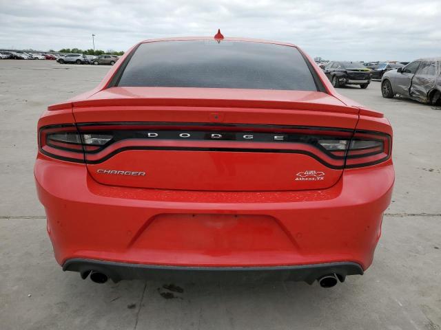 2C3CDXHGXJH234076 - 2018 DODGE CHARGER SXT PLUS RED photo 6