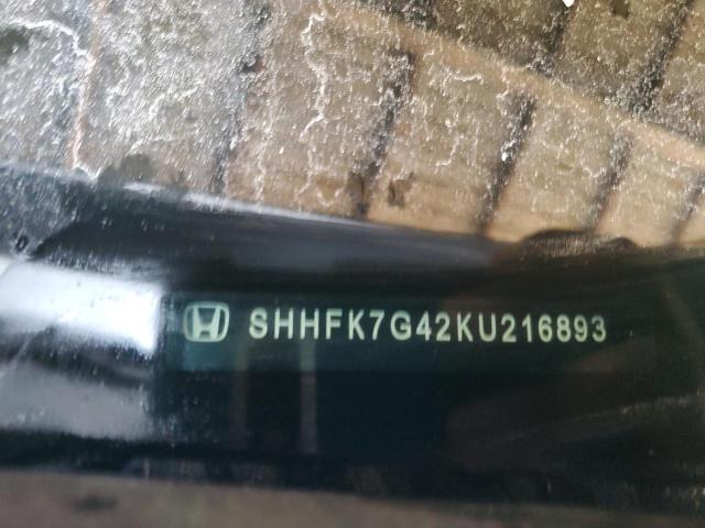 SHHFK7G42KU216893 - 2019 HONDA CIVIC SPORT 银色 照片 13