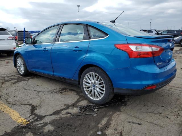 1FAHP3H22CL447265 - 2012 FORD FOCUS SEL BLUE photo 2