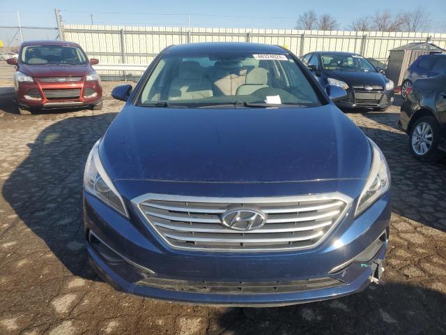 5NPE24AF2GH366856 - 2016 HYUNDAI SONATA SE BLUE photo 5