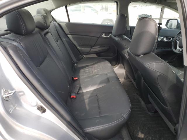 19XFB2F91DE072795 - 2013 HONDA CIVIC EXL ვერცხლისფერი ფოტო 10