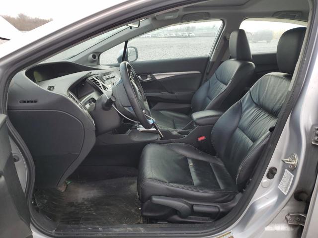 19XFB2F91DE072795 - 2013 HONDA CIVIC EXL ვერცხლისფერი ფოტო 7