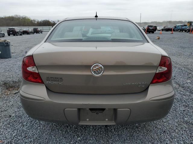 2G4WC582361135132 - 2006 BUICK LACROSSE CX TAN photo 6